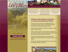 Tablet Screenshot of lacresta.com